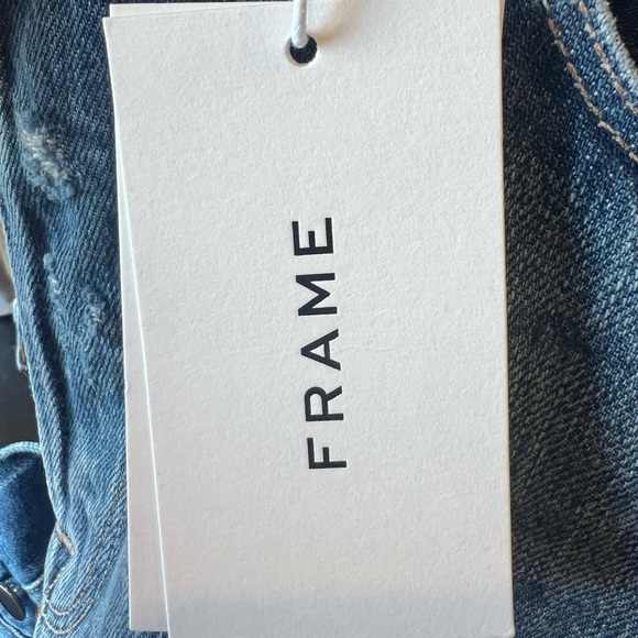 NWT Frame Le Original Mix Cloud Jeans in Aviation - Size 33 - Picture 8 of 9